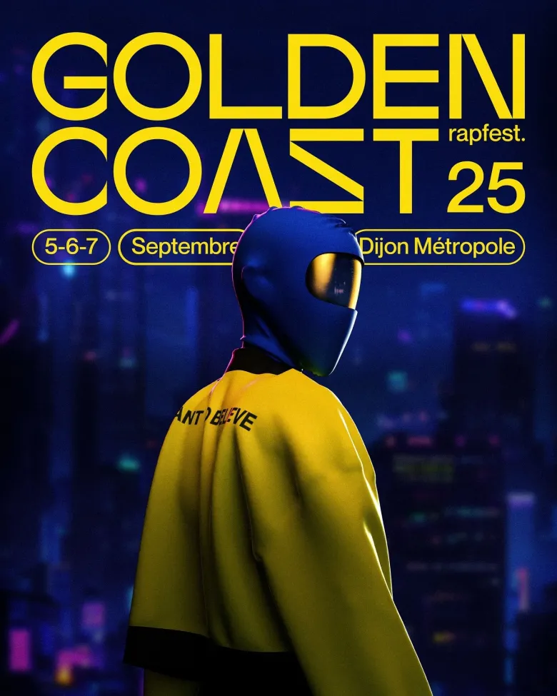 Le festival Golden Coast revient à Dijon du 5 au 7 septembre 2025 !