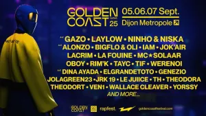 Les premiers noms du Golden Coast 2025