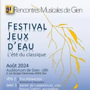 Festival Jeux d\'Eau 2024 Le Classique de l\'Eté : Duo Xavier de Lignerolles, ténor / Pascal Contet, accordéon
