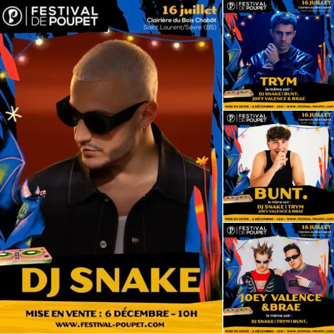 Le Festival de Poupet 2025 annonce la venue de DJ Snake