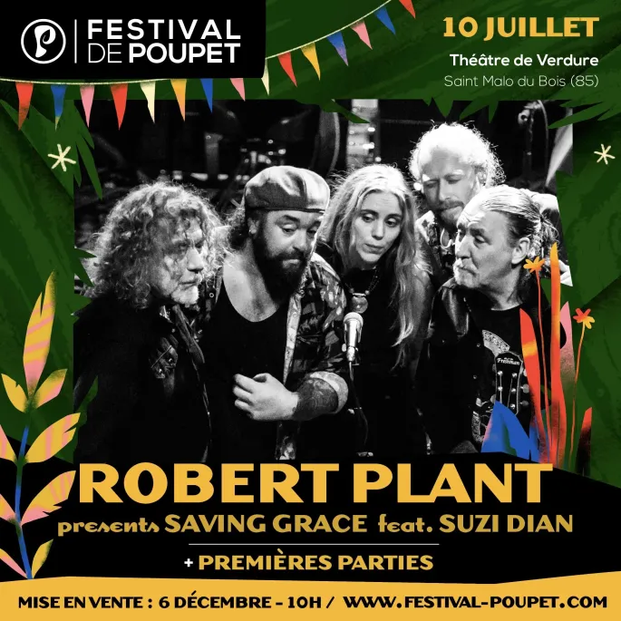 Robert Plant sera au Festival de Poupet 2025