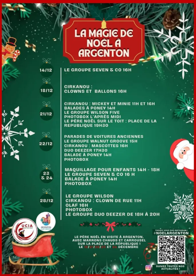 Festivités de Noël à Argenton