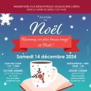 Festivités de Noël à la médiathèque !