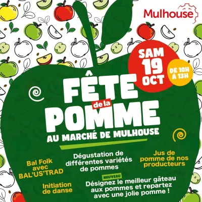 🍏 La Fête de la Pomme au Marché de Mulhouse