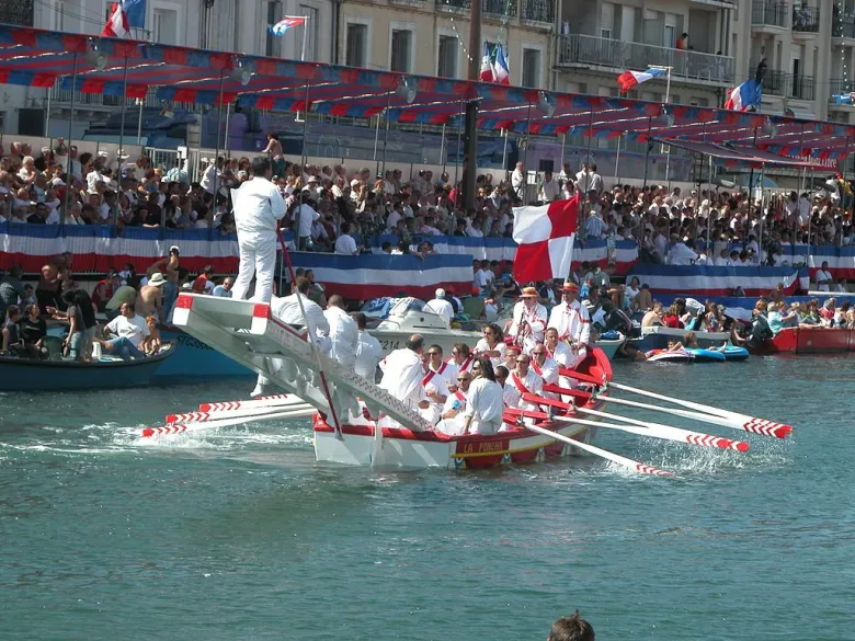 Tournoi de joute nautique de la Saint-Louis à Sète