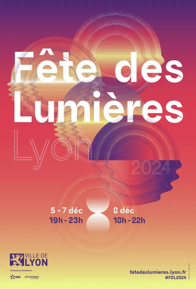 Fête des Lumières à Lyon : rendez-vous du 5 au 8 décembre 2024.