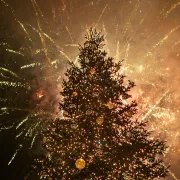 Feu d'artifice de Noël