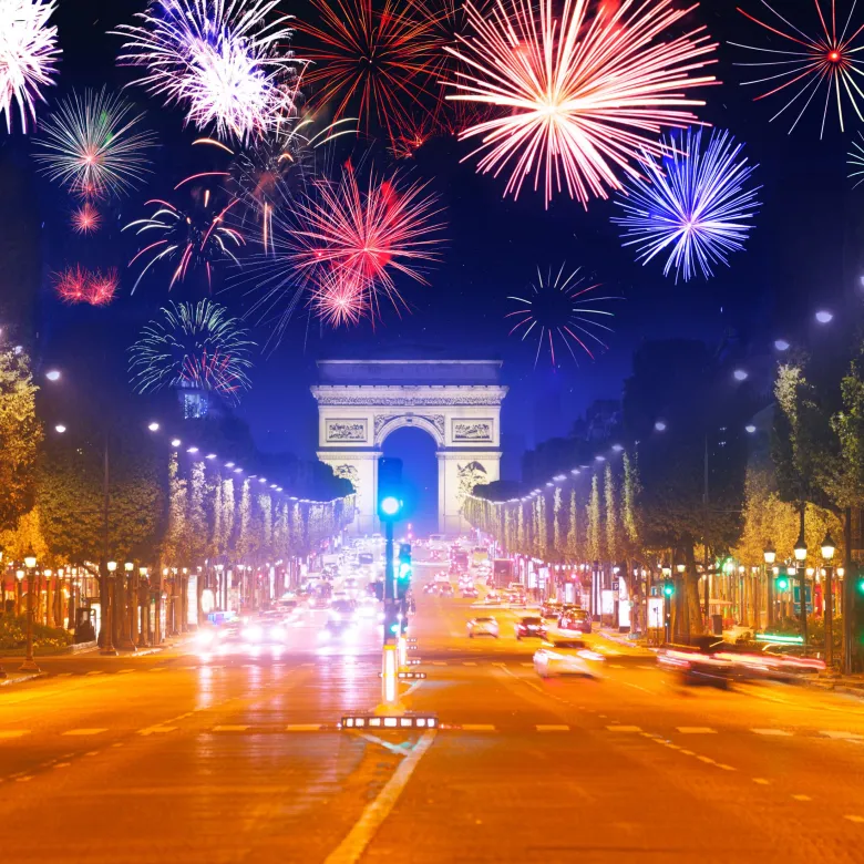 Feu d’artifice du 31 décembre  à Paris