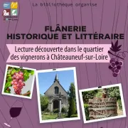 Flânerie historique et littéraire : lecture découverte dans le quartier des vignerons à Châteauneuf