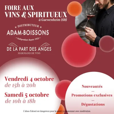 Foire aux vins & spiriteux : offres spéciales et dégustations