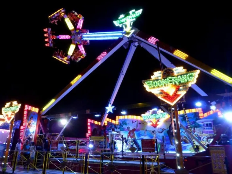 Le Boomerang, l'une des attractions phares de la Foire Saint Jean de Strasbourg