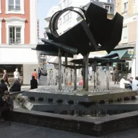 Fontaine dans la rue du Sauvage - Mulhouse DR