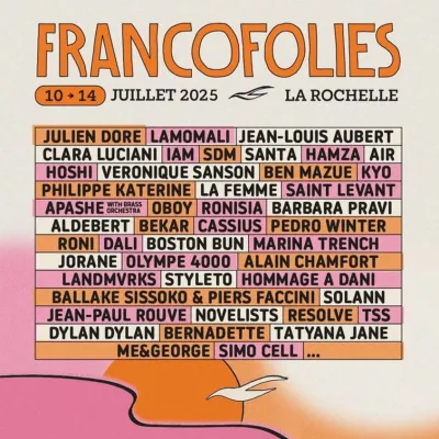 Les Francofolies 2025 : les premiers noms sont tombés 🤩