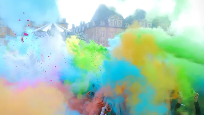 Gacolor  : la course colorée de Charleville-Mézières