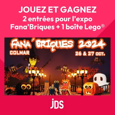 Gagnez deux entrées pour l'expo Fana'briques et une boîte de Lego®