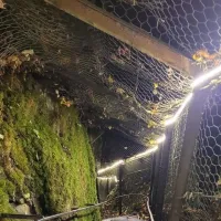 Escalier donnant accès au gouffre DR