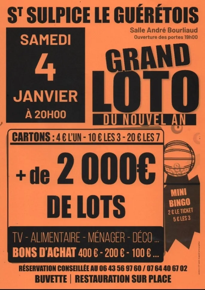 Grand Loto du nouvel an