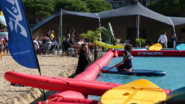 Espace de jeux pour enfants au Grand Pavois de La Rochelle