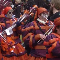 Les guggenmusik animent les carnaval &copy; dr