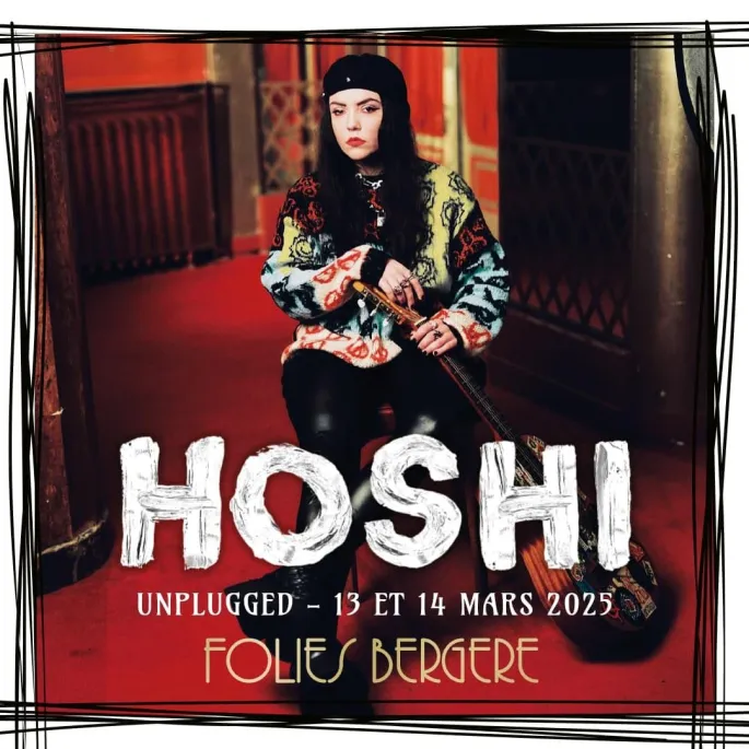 Hoshi en version Unplugged, aux Folies Bergères en mars 2025