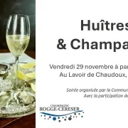 Huîtres et Champagne