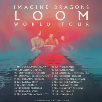 Imagine Dragons annonce trois dates en France : billets en vente le 13/09