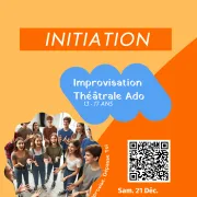 Initiation à l'improvisation théâtrale pour ados (13-17 ans)