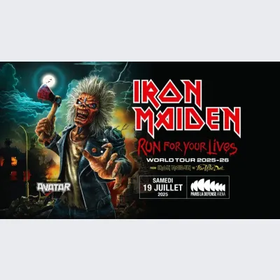 Iron Maiden en concert à Paris : ouverture de la billetterie le 26/09