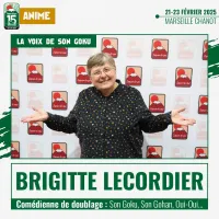 Brigitte Lecordier sera présente à la prochaine Japan Expo de Marseille ! DR