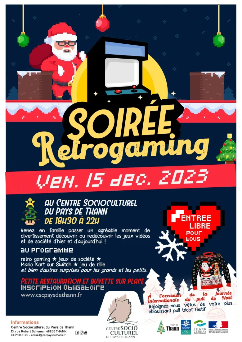 La soirée Retro gaming du CSC Thann