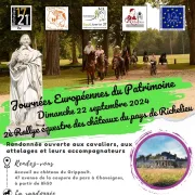 JEP : Rallye équestre des châteaux du Pays de Richelieu