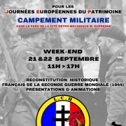 JEP - Reconstitution Campement Militaire de la 2nde Guerre Mondiale