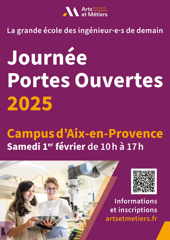 Journée Portes Ouvertes du campus Arts et Métiers d’Aix-en-Provence