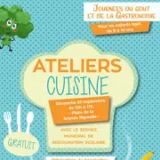 Journées du Goût et de la Gastronomie : Ateliers cuisine pour les 6/10 ans