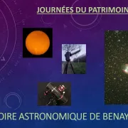 Journées du Patrimoine à Benayes : découverte de l\'observatoire