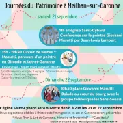 Journées Européennes du Patrimoine à Meilhan sur Garonne