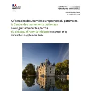 Journées Européennes du Patrimoine au Château d\'Azay-Le-Rideau