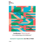 Journées européennes du patrimoine : conférence \