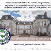 Journées Européennes du Patrimoine : exposition de Véhicules d\'Epoque