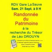 Journées européennes du patrimoine : randonnée du patrimoine à la recherche du trésor de Léo Drouyn