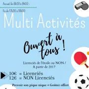 Journées multi-activités - Etoile Parthenaisienne