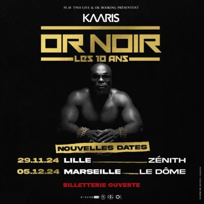 Kaaris fête les 10 ans de son album Or noir au Dôme de Marseille