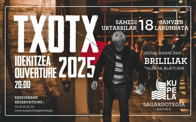 Kupela sagardotegia : ouverture txotx 2025