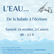 L\'eau... de la balade à l\'écriture