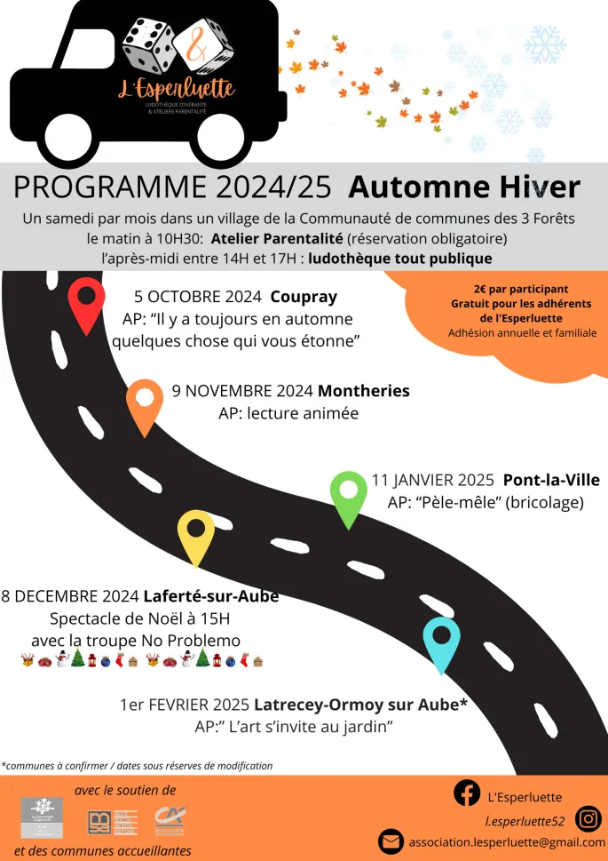 L'Esperluette Programme Automne Hiver 2024/2025