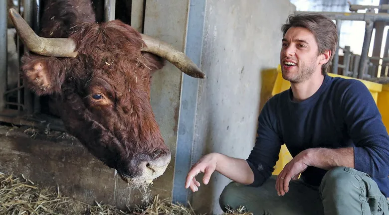 Jean-Louis Mona, à la ferme de Fislis