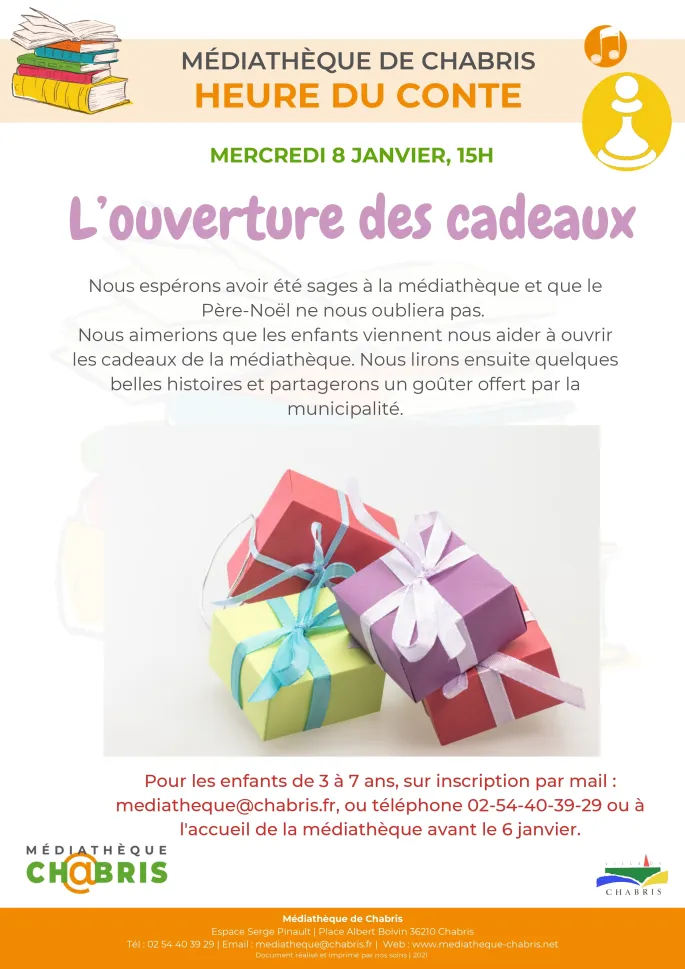 L'heure du Conte/ L'ouverture des cadeaux