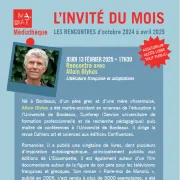 L'invité du mois : Allain Glykos