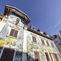 La&nbsp;« Graffiti-Haus&nbsp;» dans la Kirchstraße, Fribourg &copy; FWTM - Spiegelhalter