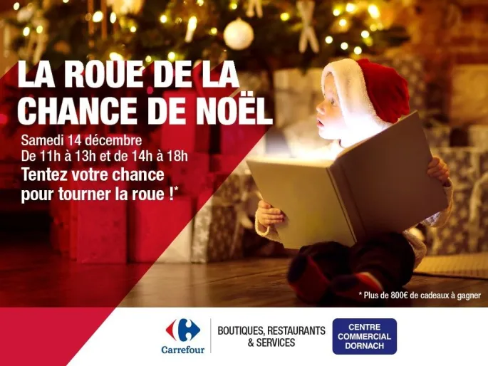 Venez tourner la Roue de la Chance de Noël 🎅🍀